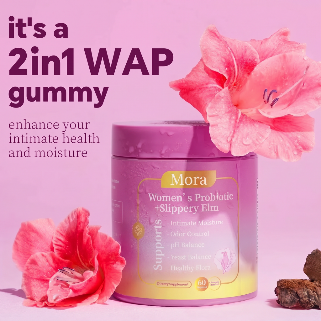 Women's Probiotics Gummies + Slippery Elm