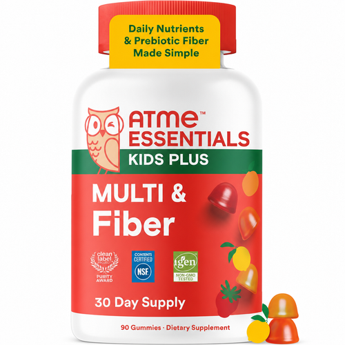 Kids Multivitamin & Fiber Gummies, 90 Count