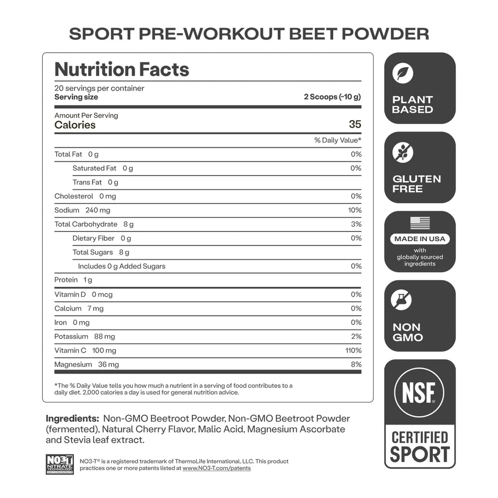 Beet Root Workout Powder